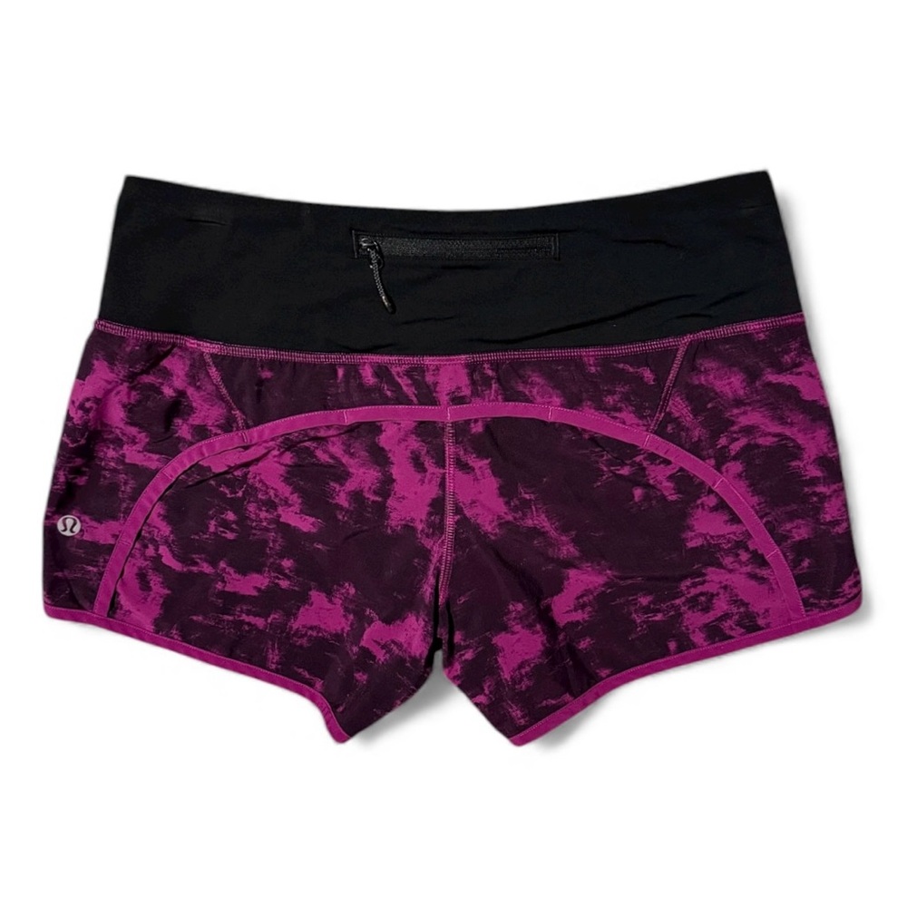 Lululemon Run Times 4 Way Stretch Regal Plum 4” Lined Swift Athletic Shorts 4